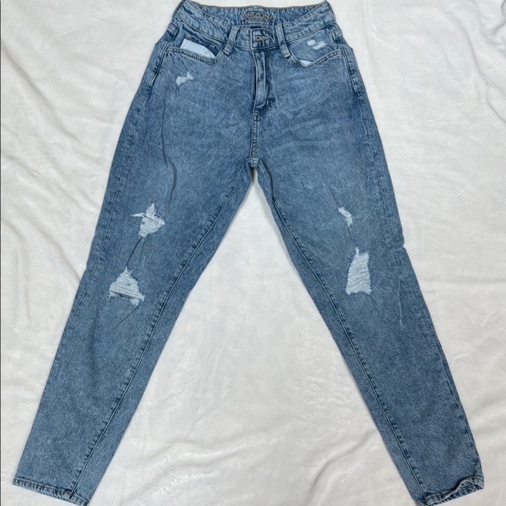 Arizona Jean Company Blue Boyfriend Jeans
